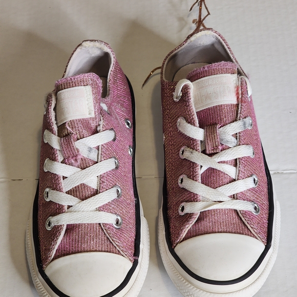 Pink Glitter Sneakers - Picture 1 of 6
